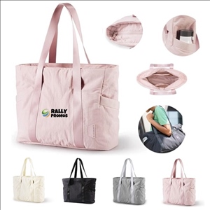 Gym Tote Bag for Women with Zipper